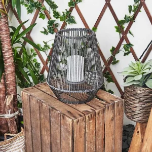 hofstein Lampes Rechargeables Et Lampes À Piles>Lampe Solaire Mendola Led Gris, 1 Lumiere