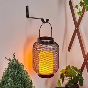 hofstein Lampes Rechargeables Et Lampes À Piles>Lampe Solaires Anjullan Led Noir, 1 Lumiere