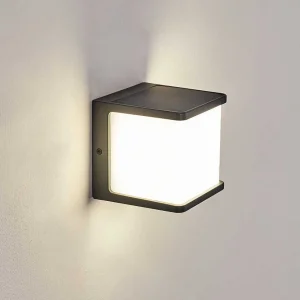 hofstein Appliques Extérieures>Lampe Solaires Burseryd Led Anthracite, 1 Lumiere, Detecteur De Mouvement