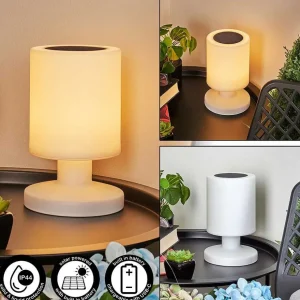 hofstein Lampes Rechargeables Et Lampes À Piles>Lampe Solaires Pontaut Led Blanc, 1 Lumiere