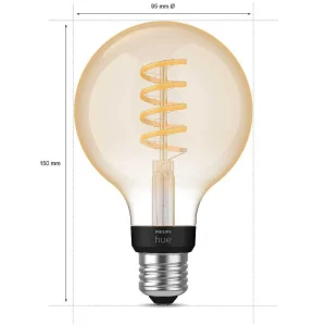 Luminaires Philips Ampoules Led>Led E27 7 Watt 2200 - 4500 Kelvin 550 Lumen Philips Hue White Ambiance