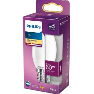 Luminaires Philips Ampoules E14>Led E14 6,5 Watt 2700 Kelvin 806 Lumen Philips