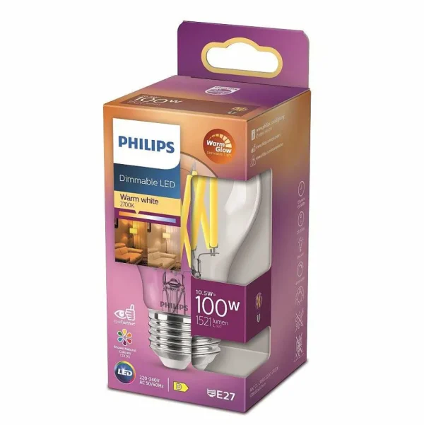 Luminaires Philips Ampoules Led>Led E27 11,5 Watt 2200-2700 Kelvin 1560 Lumen Philips