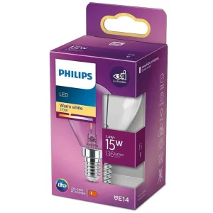 Luminaires Philips Ampoules E14>Led E14 15 Watt 2700 Kelvin 136 Lumen Philips