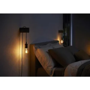 Luminaires Philips Ampoules Led>Led White Filament St64 E27 7 Watt 2100 Kelvin 600 Lumen Philips Hue