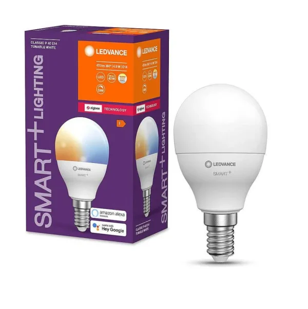 Luminaires Ledvance Ampoules Led>Ledvance Smart+ Led E14 4,9 Watt 2700-6500 Kelvin 470 Lumen