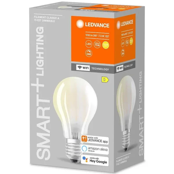 Luminaires Ledvance Ampoules Led>Ledvance Smart+ Led E27 7,5 Watt 2700 Kelvin 1055 Lumen