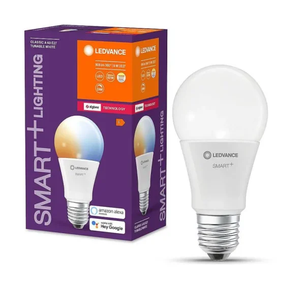 Luminaires Ledvance Ampoules Led>Ledvance Smart+ Led E27 9 Watt 2700-6500 Kelvin 806 Lumen