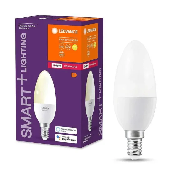 Luminaires Ledvance Ampoules Led>Ledvance Smart+ Led E14 4,9 Watt 2700 Kelvin 470 Lumen