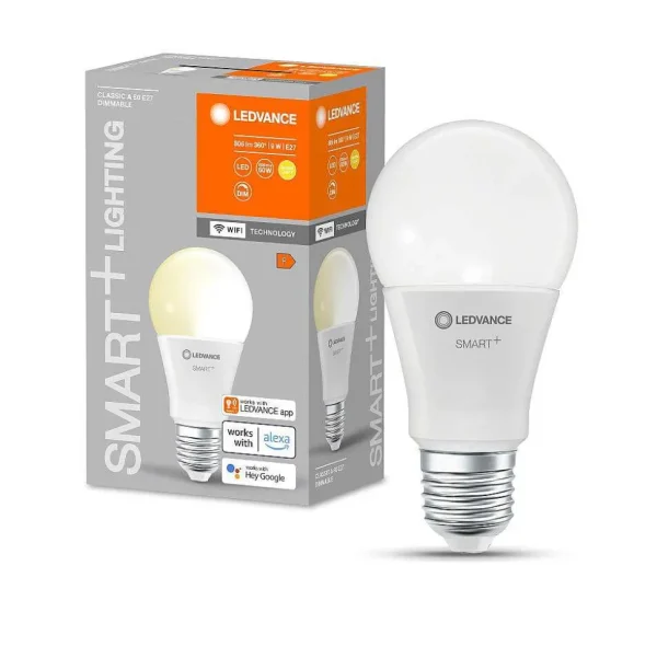 Luminaires Ledvance Ampoules Led>Ledvance Smart+ Wifi Led E27 9 Watt 2700 Kelvin 806 Lumen