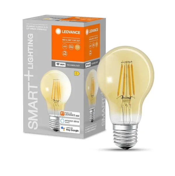 Luminaires Ledvance Ampoules Led>Ledvance Smart+ Wifi Led E27 6 Watt 2400 Kelvin 680 Lumen