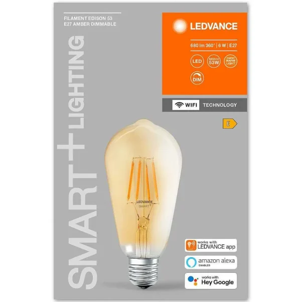 Luminaires Ledvance Ampoules Led>Ledvance Smart+ Wifi Led E27 6 Watt 2400 Kelvin 680 Lumen