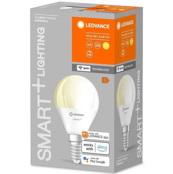 Luminaires Ledvance Ampoules Led>Ledvance Smart+ Wifi Led E14 4,9 Watt 2700 Kelvin 470 Lumen