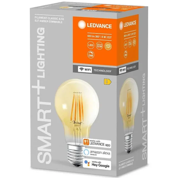 Luminaires Ledvance Ampoules Led>Ledvance Smart+ Wifi Led E27 6 Watt 2400 Kelvin 680 Lumen