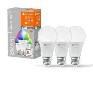 Luminaires Ledvance Ampoules Led>Ledvance Smart+ Wifi Lot De 3 Led E27 9 Watt 2700-6500 Kelvin 806 Lumen