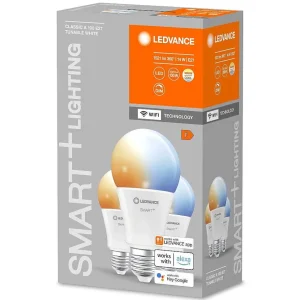 Luminaires Ledvance Ampoules Led>Ledvance Smart+ Wifi Lot De 3 Led E27 14 Watt 2700-6500 Kelvin 1521 Lumen