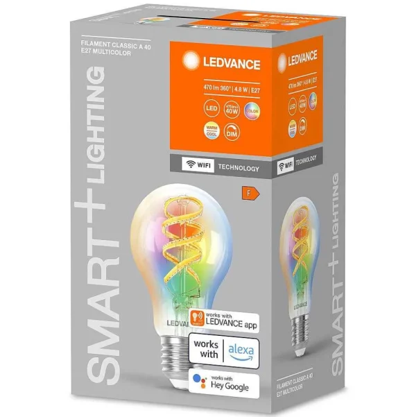 Luminaires Ledvance Ampoules Led>Ledvance Smart+Wifi Led E27 4,8 Watt 2700-6500 Kelvin 470 Lumen