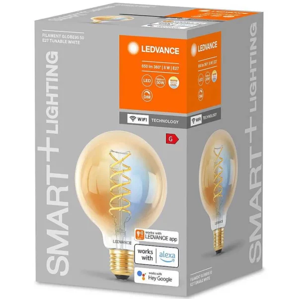 Luminaires Ledvance Ampoules Led>Ledvance Smart+Wifi Led E27 8 Watt 2200-5000 Kelvin 600 Lumen