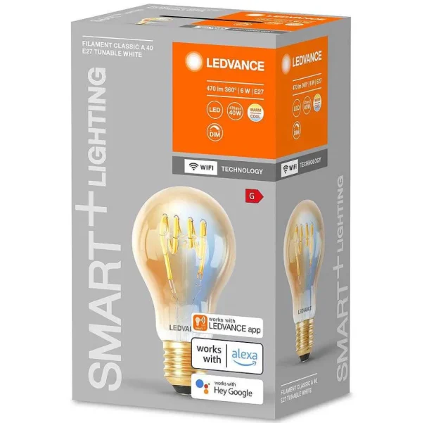 Luminaires Ledvance Ampoules Led>Ledvance Smart+Wifi Led E27 6 Watt 2200-5000 Kelvin 470 Lumen