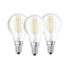 Luminaires Osram Ampoules Filament>Lot De 3 Osram Led E14 4,5 Watt 2700 Kelvin 470 Lumen