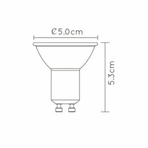 Luminaires Lucide Ampoules Gu10>Lucide Led Gu101 X 5 Watt 22003000 Kelvin 320 Lumen