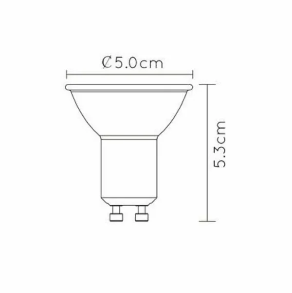 Luminaires Lucide Ampoules Gu10>Lucide Led Gu101 X 5 Watt 22003000 Kelvin 320 Lumen