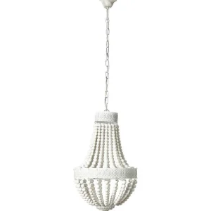 Luminaires Brilliant Lustres>Lustre Brilliant Liba Blanc, 3 Lumieres