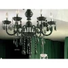 Luminaires Globo Lighting Lustres>Lustre Globo Cuimbra I Chrome, Noir, 6 Lumieres