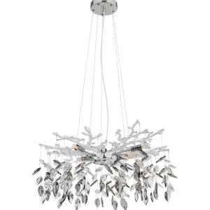 Luminaires Globo Lighting Lustres>Lustre Globo Danna Chrome, 8 Lumieres