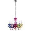 Luminaires Globo Lighting Lustres>Lustre Globo Multicolore, 5 Lumieres