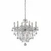 Luminaires Ideallux Lustres>Lustre Ideal Lux Florian Chrome, 6 Lumieres