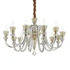 Luminaires Ideallux Lustres>Lustre Ideal Lux Strauss Or, 12 Lumieres