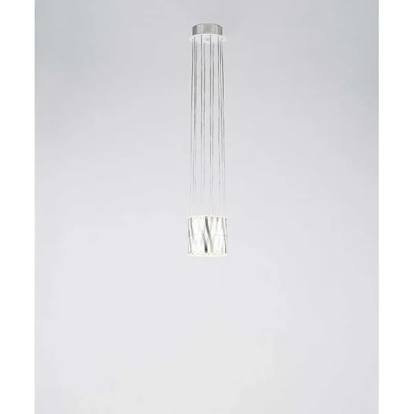 Luminaires Serien Lighting Lustres>Lustre Serien Lighting Zoom Led Acier Inoxydable, 1 Lumiere