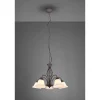 Luminaires Trio Lustres>Lustre Trio-Leuchten Rustica Rouille, 5 Lumieres