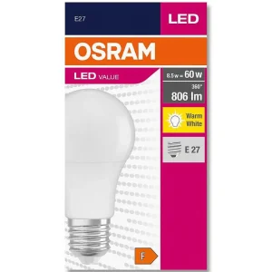 Luminaires Osram Ampoules E27>Osram Classic A Led E27 8,5 Watt 2700 Kelvin 806 Lumen