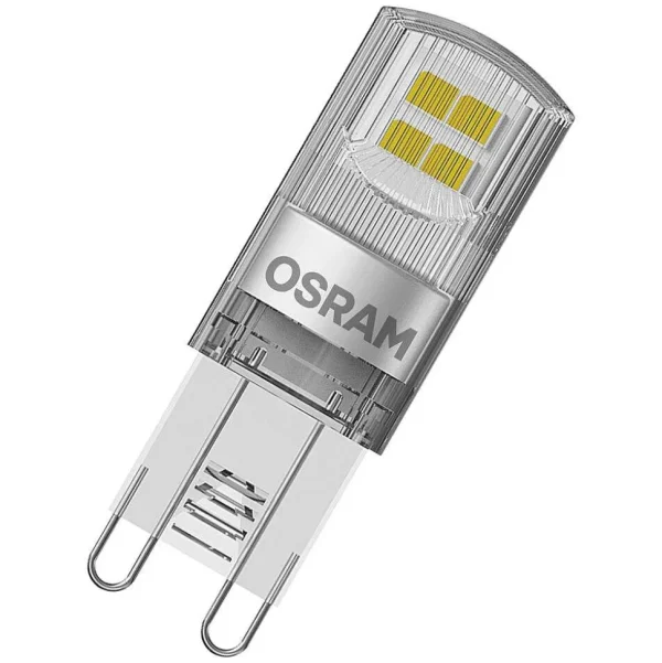 Luminaires Osram Ampoules G9>Osram Led Base Pin Lot De 5 Led G9 1,9 Watt 2700 Kelvin 200 Lumen