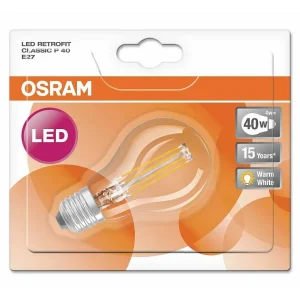 Luminaires Osram Ampoules Filament>Osram Led E27 4 Watt 2700 Kelvin 470 Lumen