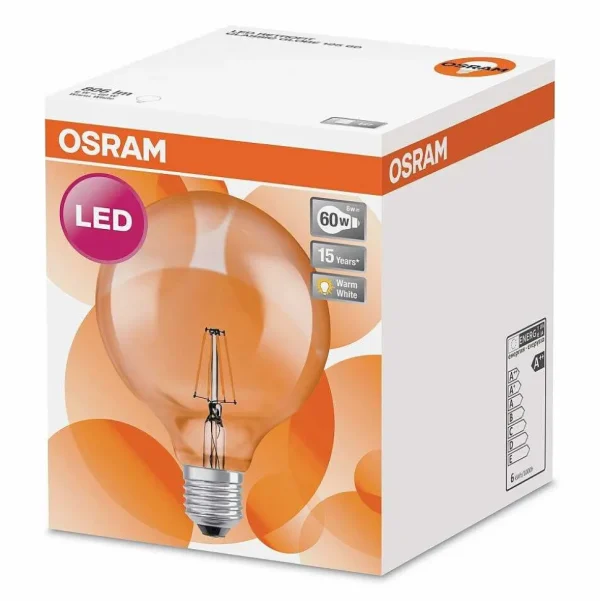 Luminaires Osram Ampoules Filament>Osram Led E27 7 Watt 2700 Kelvin 806 Lumen