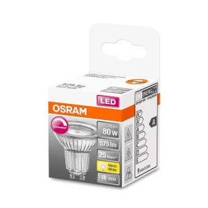 Luminaires Osram Lampes À Intensite Variable>Osram Led Gu10 8 Watt 2700 Kelvin 575 Lumen