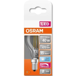 Luminaires Osram Lampes À Intensite Variable>Osram Led Retrofit E14 4,8 Watt 4000 Kelvin 470 Lumen