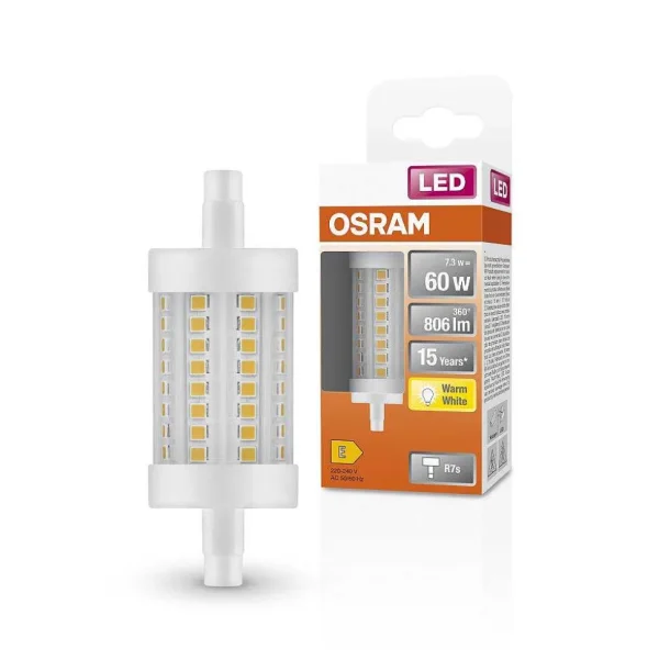 Luminaires Osram Ampoules R7S>Osram Led R7S 7 Watt 2700 Kelvin 806 Lumen