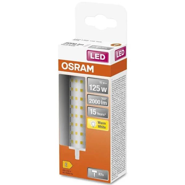 Luminaires Osram Ampoules R7S>Osram Led R7S 15 Watt 2700 Kelvin 2000 Lumen