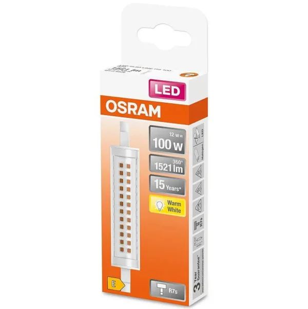 Luminaires Osram Ampoules R7S>Osram Led Slim Line R7S 12 Watt 2700 Kelvin 1521 Lumen