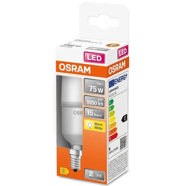 Luminaires Osram Ampoules E14>Osram Led Star E14 9 Watt 2700 Kelvin 1050 Lumen