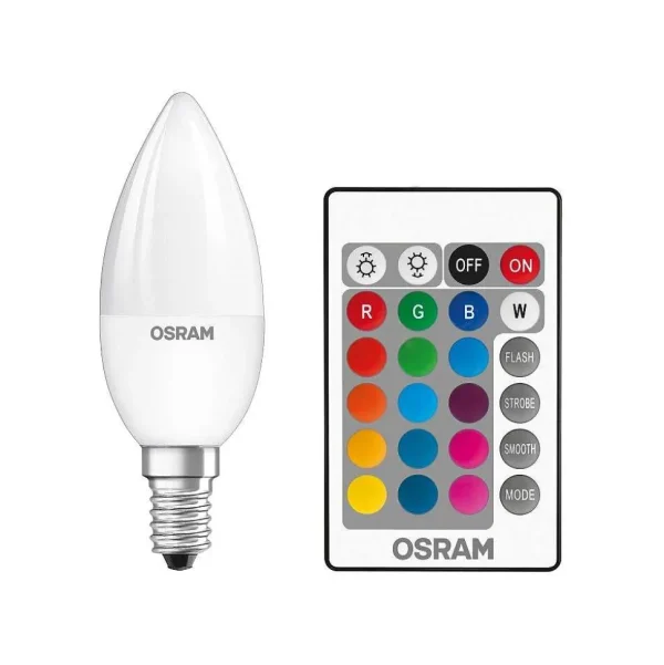 Luminaires Osram Ampoules Led>Osram Led Star E14 Rgbw 4,5 Watt