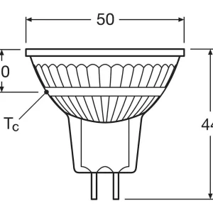 Luminaires Osram Ampoules Gu5.3>Osram Led Star Gu5.3 2,6 Watt 2700 Kelvin 200 Lumen