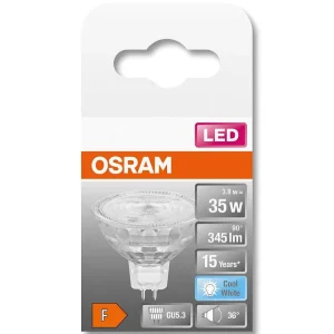 Luminaires Osram Ampoules Gu5.3>Osram Led Star Gu5.3 3,8 Watt 4000 Kelvin 345 Lumen