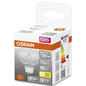 Luminaires Osram Ampoules Gu5.3>Osram Led Star Gu5.3 2,6 Watt 2700 Kelvin 210 Lumen