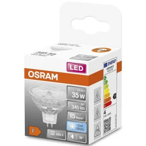 Luminaires Osram Ampoules Gu5.3>Osram Led Star Gu5.3 3,8 Watt 4000 Kelvin 345 Lumen