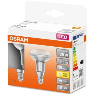 Luminaires Osram Ampoules E14>Osram Led Star Lot De 2 E14 1,5 Watt 2700 Kelvin 110 Lumen